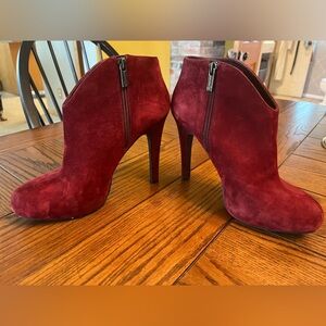Oxblood booties